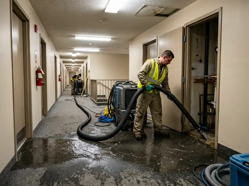 multi-unit-apartment-hallway-f-005 — frequently asked questions, Emergency Burst Pipe Water Extraction & Removal in Bentleyv…